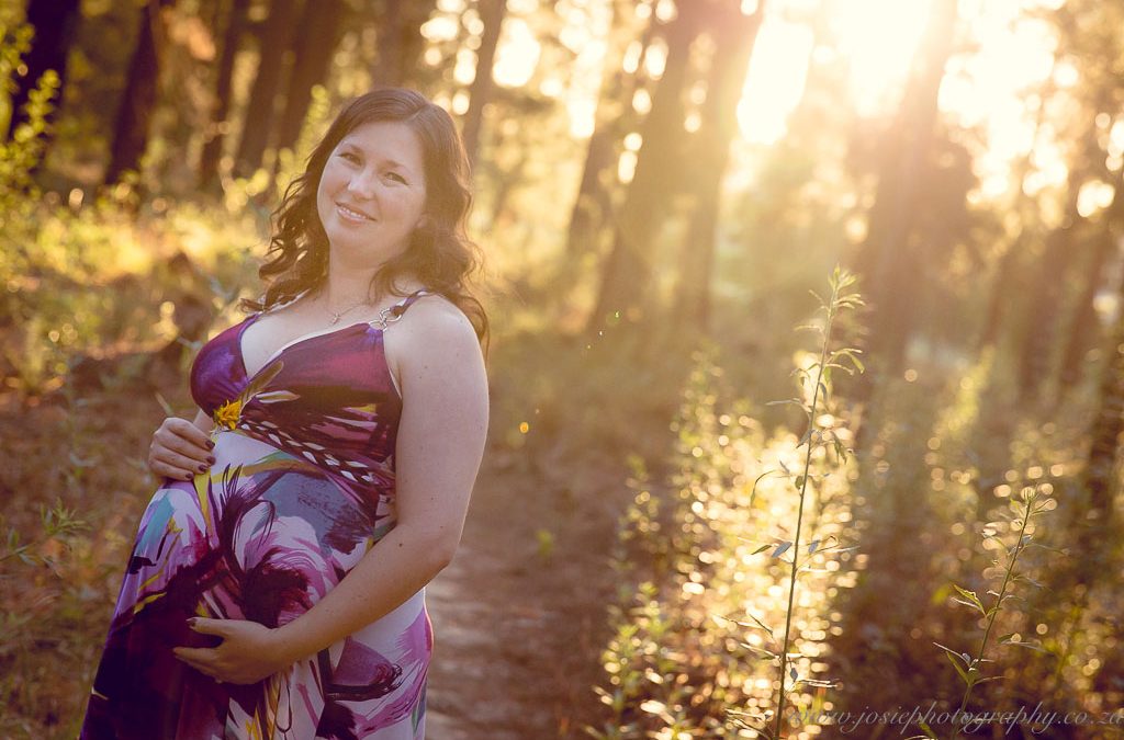 Tamarah’s Sunset Maternity Session | Stellenbosch, Western Cape